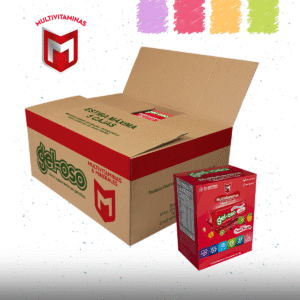 Caja de vitaminas en gelatina GelOso Multivitamínico
