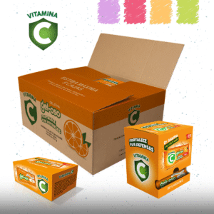 Caja de vitaminas en gelatina GelOso Vitamina C
