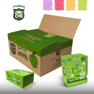 Caja de vitaminas en gelatina GelOso Zinc